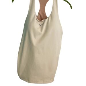 Nike Dri-FIT White Racerback Athletic Tank with Bra